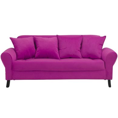 Sof 3 cuerpos 185x80x75 cm fucsia
