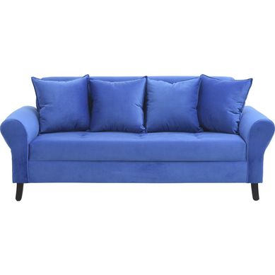 Sof 3 cuerpos 185x80x75 cm azul rey