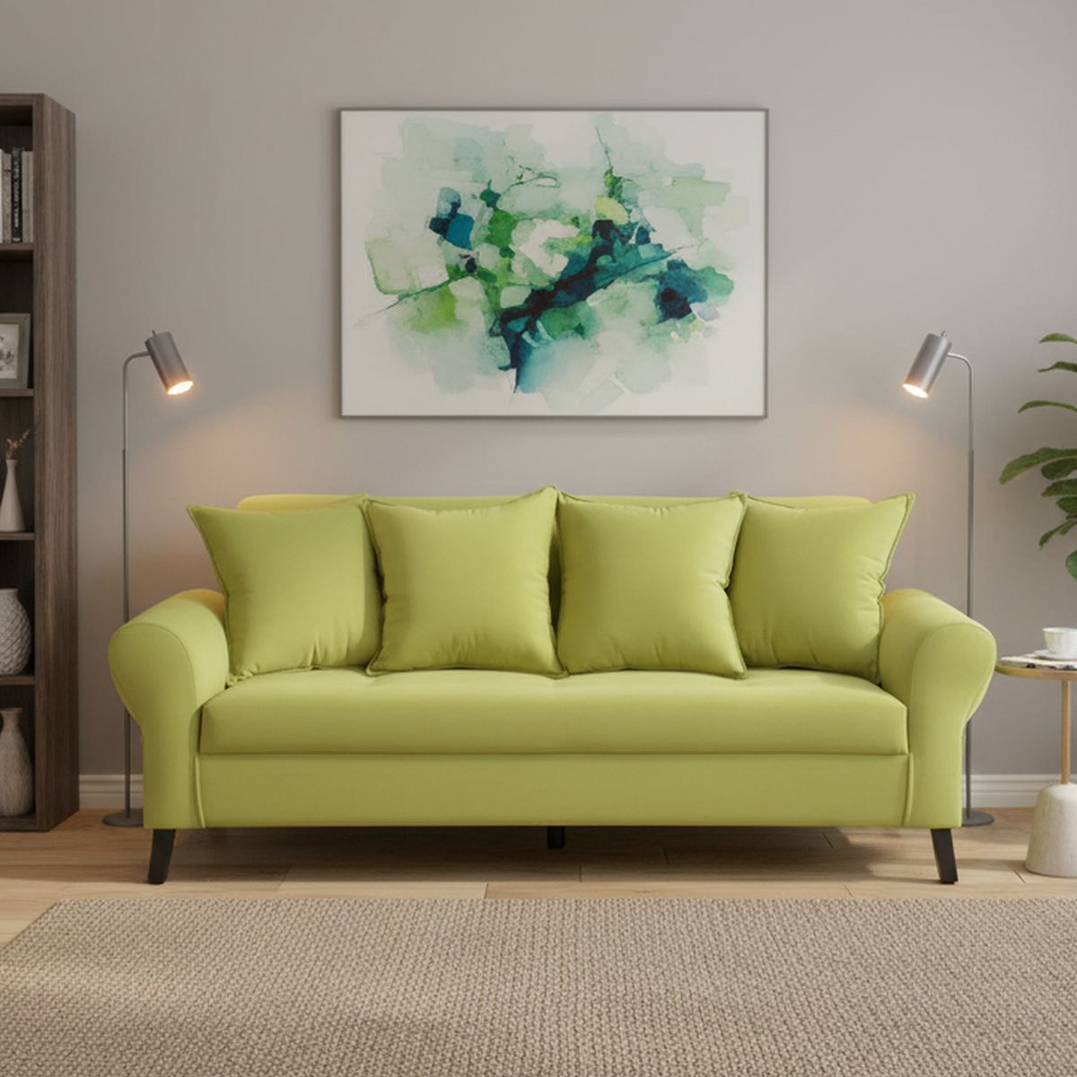 BODEVIR - Sofá 3 cuerpos 185x80x75 cm