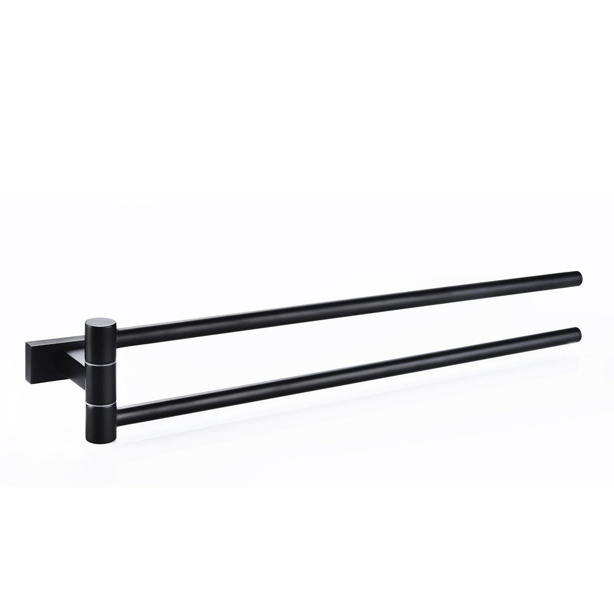 KLIPEN - Toallero doble movil PDV negro