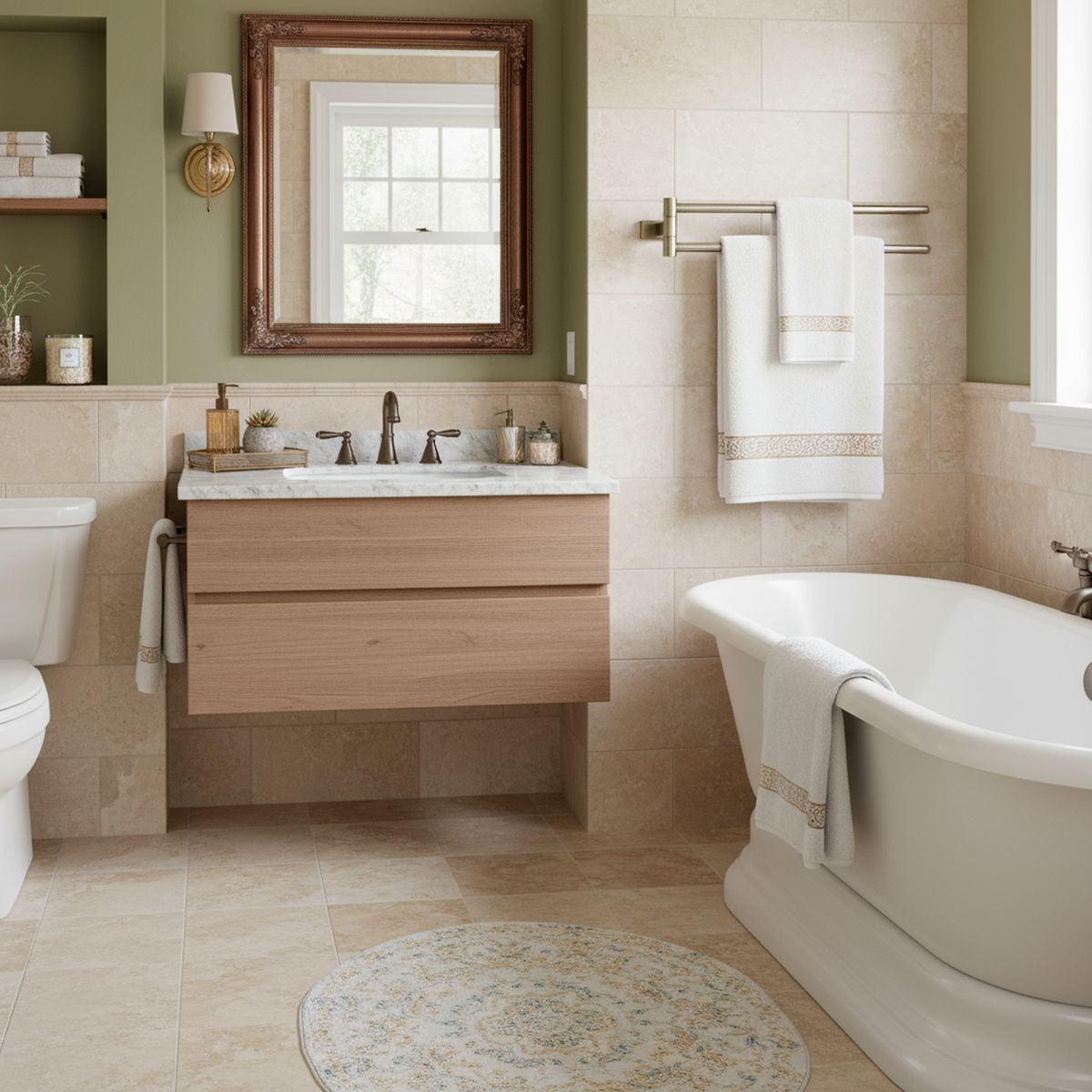 KLIPEN - Toallero doble movil PDV bronce