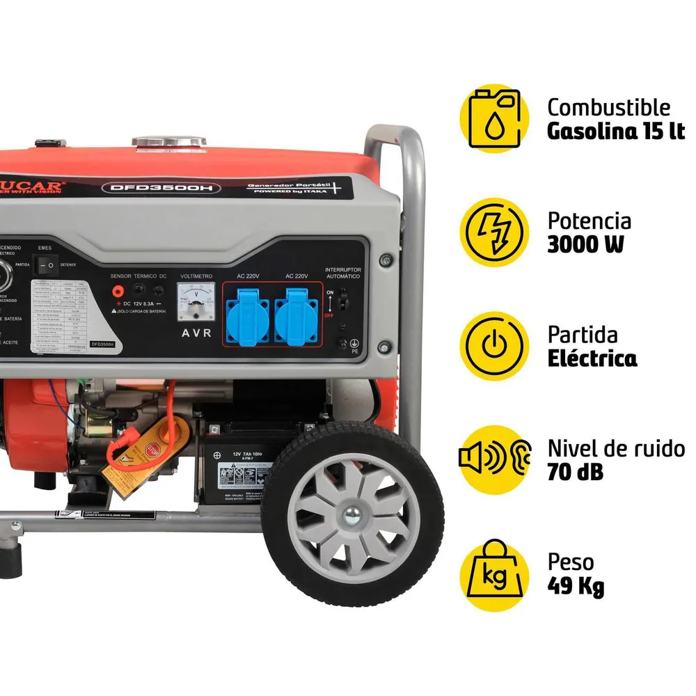 Ducar DF3500H Gasolina, foto 6