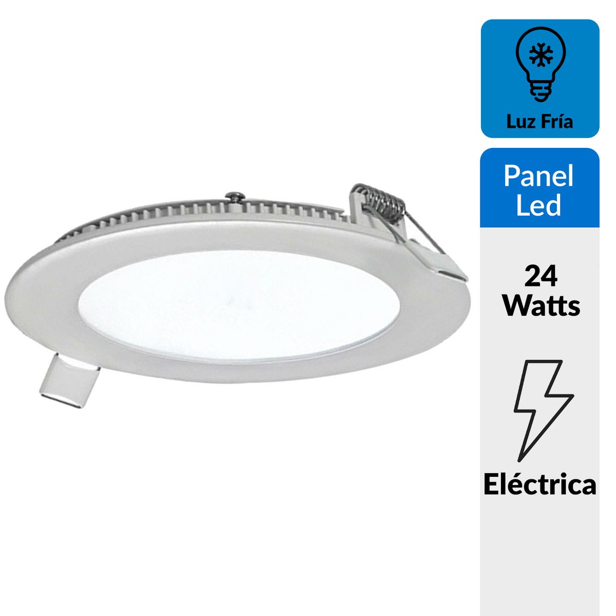 HB LEDS - Panel Led embutido redondo 24 W frío