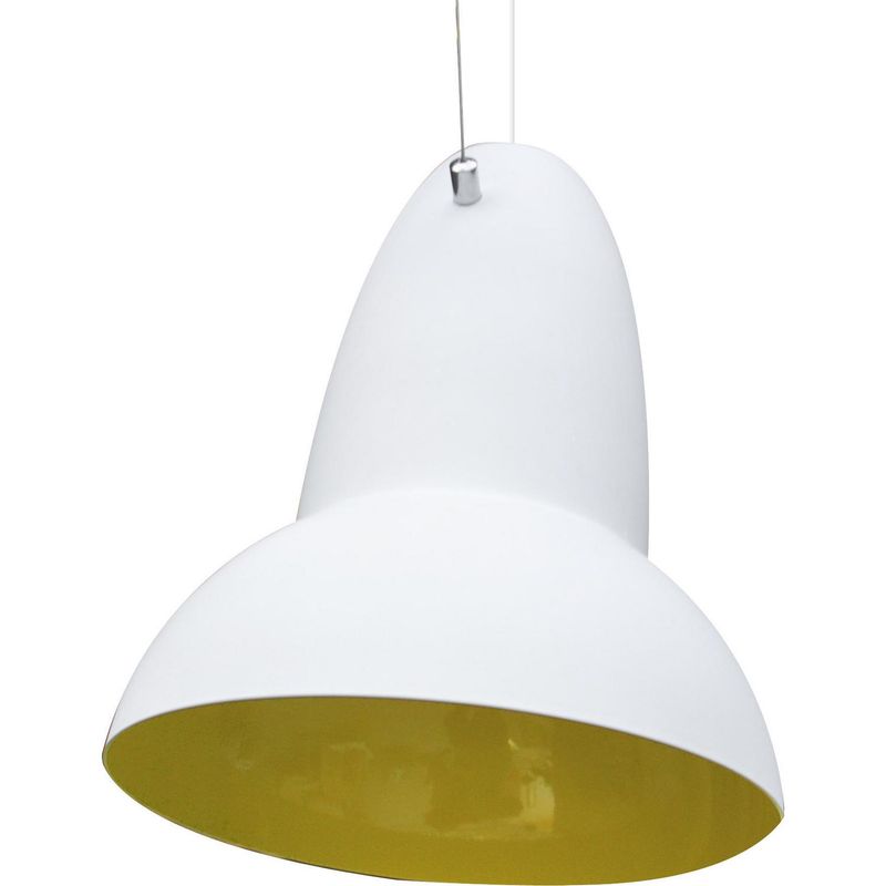 HOME REPUBLIC - Lámpara Colgante Dirigible Metal Blanco