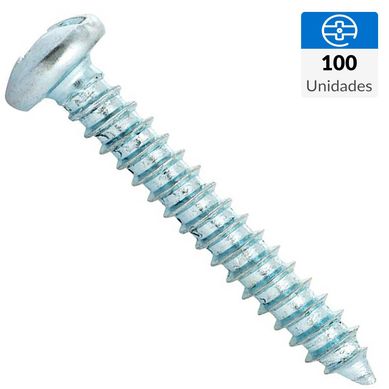 Tornillo Roscalata Cabeza Phillips Metal 1-1/4 