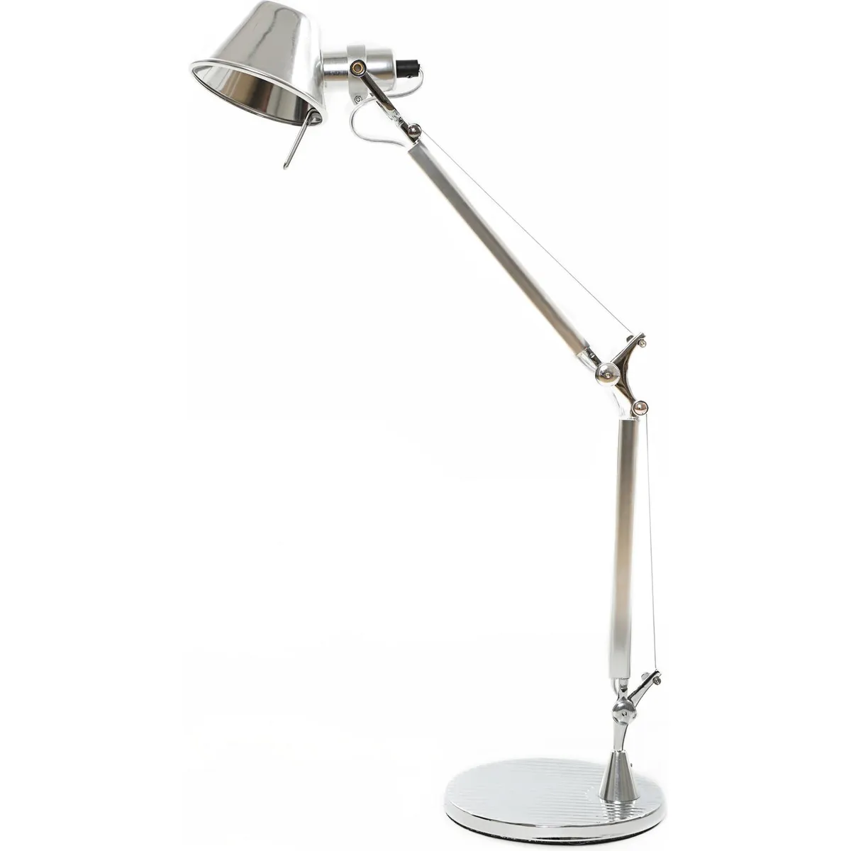 HOMY - Lámpara de Escritorio Tolo Cromo Gris 20x45 cm