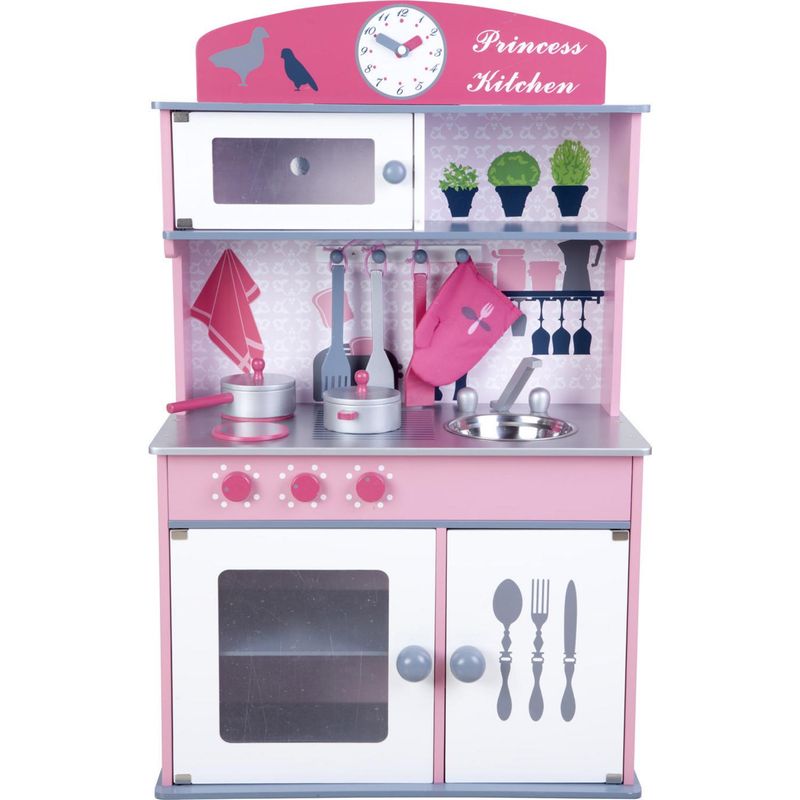 KIDSCOOL - Juego de cocina mueble rosado