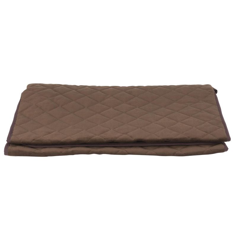 PETIZOOS - Funda protectora para sillón de 1 cuerpo, felpa color café