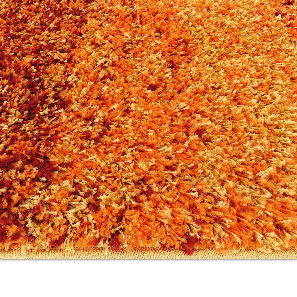 IDETEX - Alfombra Shaggy 150x200 cm Polipropileno Naranjo