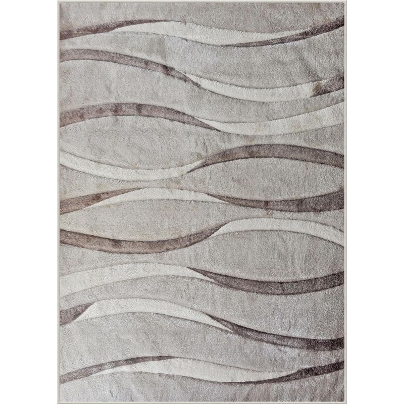IDETEX - Alfombra Carved 170x230 cm Polipropileno Crema