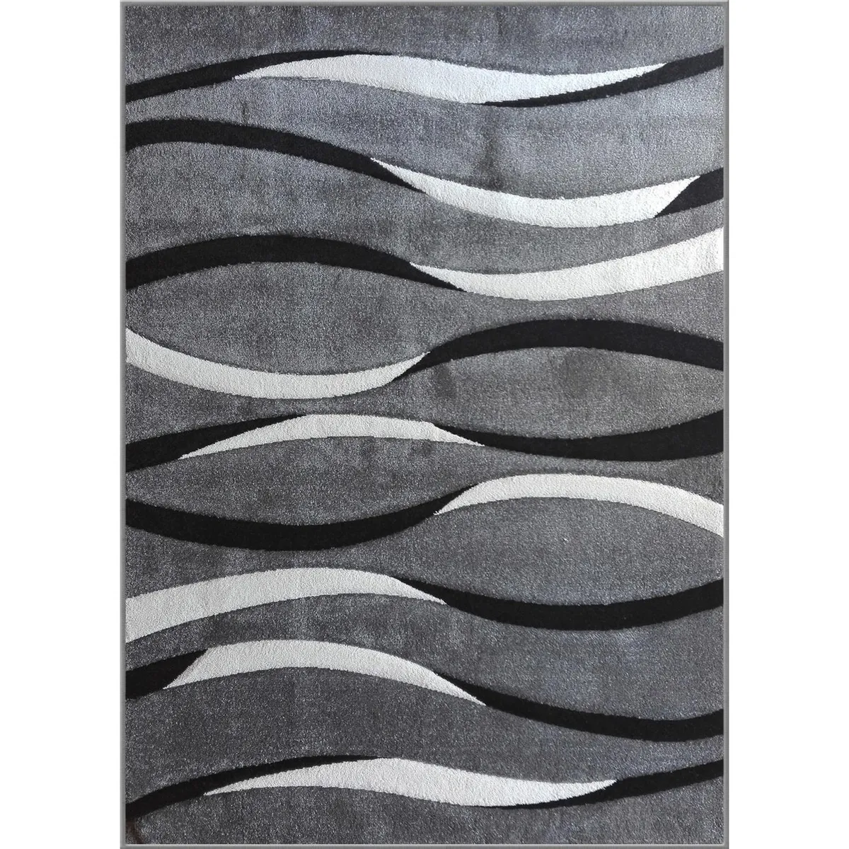 IDETEX - Alfombra Carved 170x230 cm Polipropileno Gris