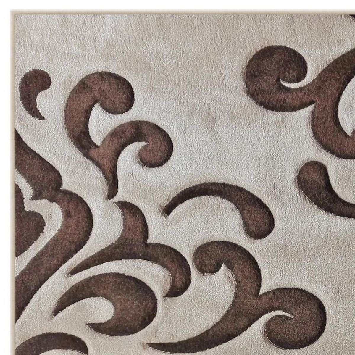 IDETEX - Alfombra Carved 150x200 cm Polipropileno Beige