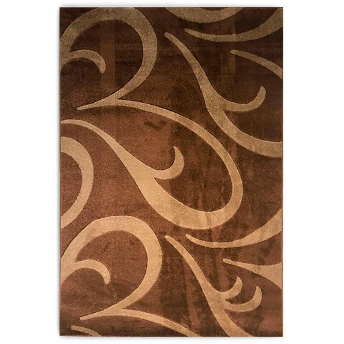 IDETEX - Alfombra Carved 150x200 cm Polipropileno Café