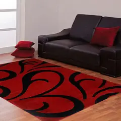 IDETEX - Alfombra Carved 170x230 cm Rojo