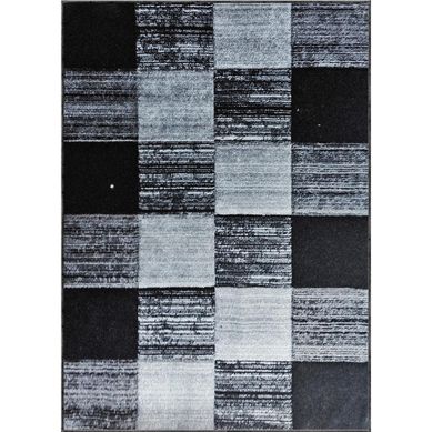 Alfombra Carved 170x230 cm Negro