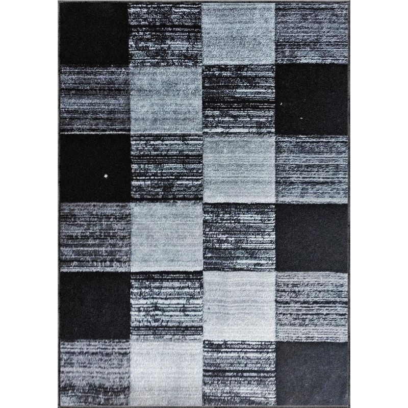 IDETEX - Alfombra Carved 170x230 cm Negro