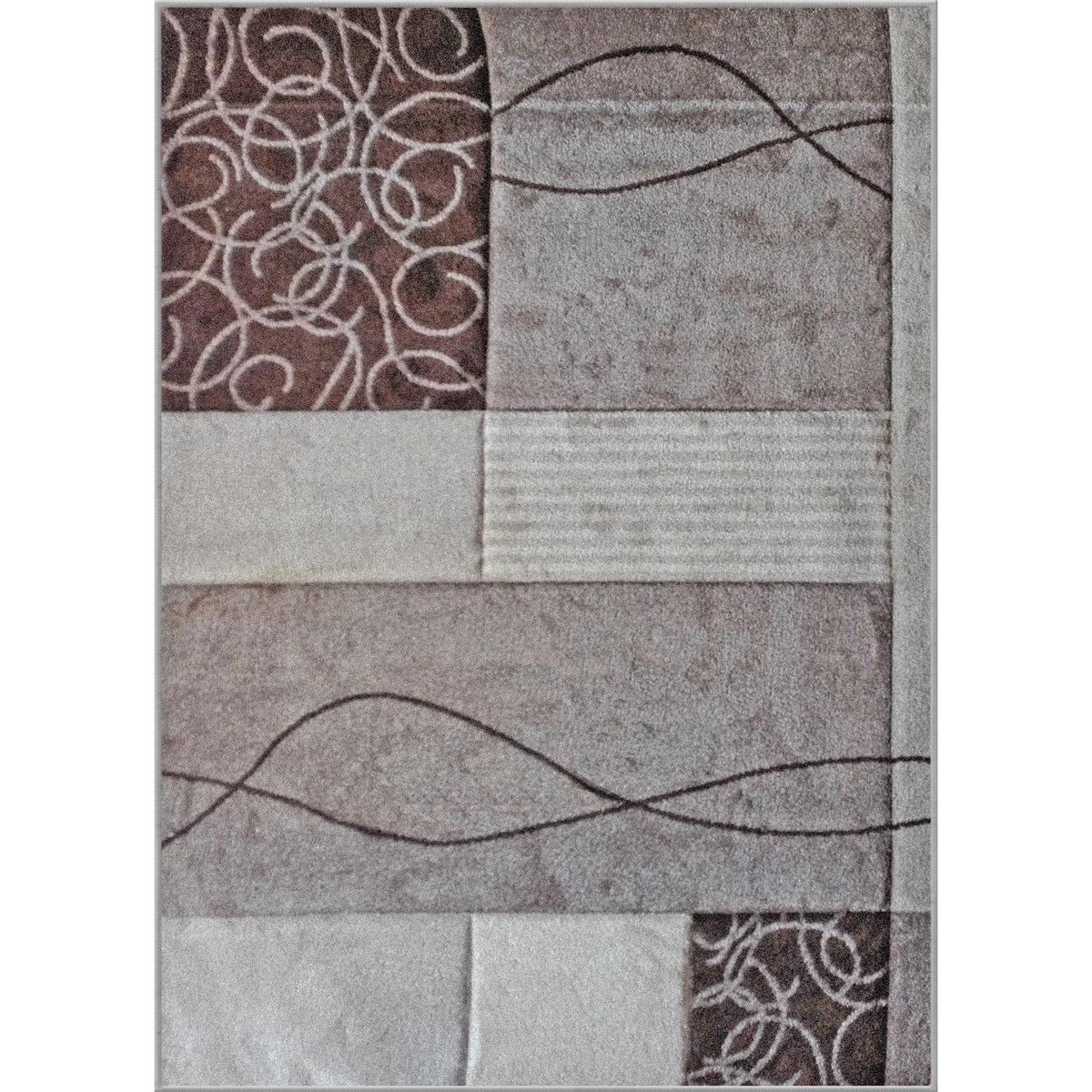 IDETEX - Alfombra Carved 150x200 cm Polipropileno Beige