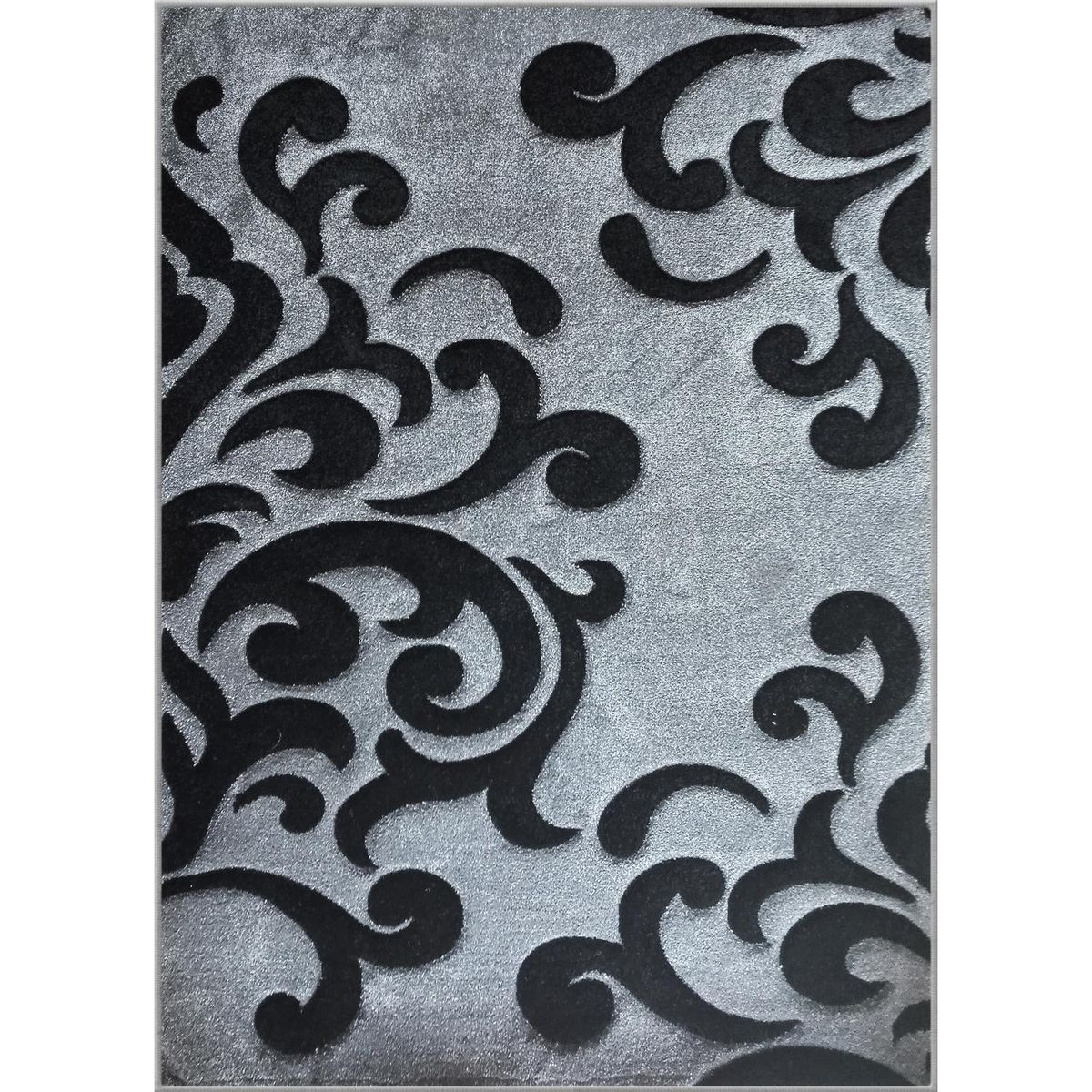 IDETEX - Alfombra Carved 170x230 cm Polipropileno Gris
