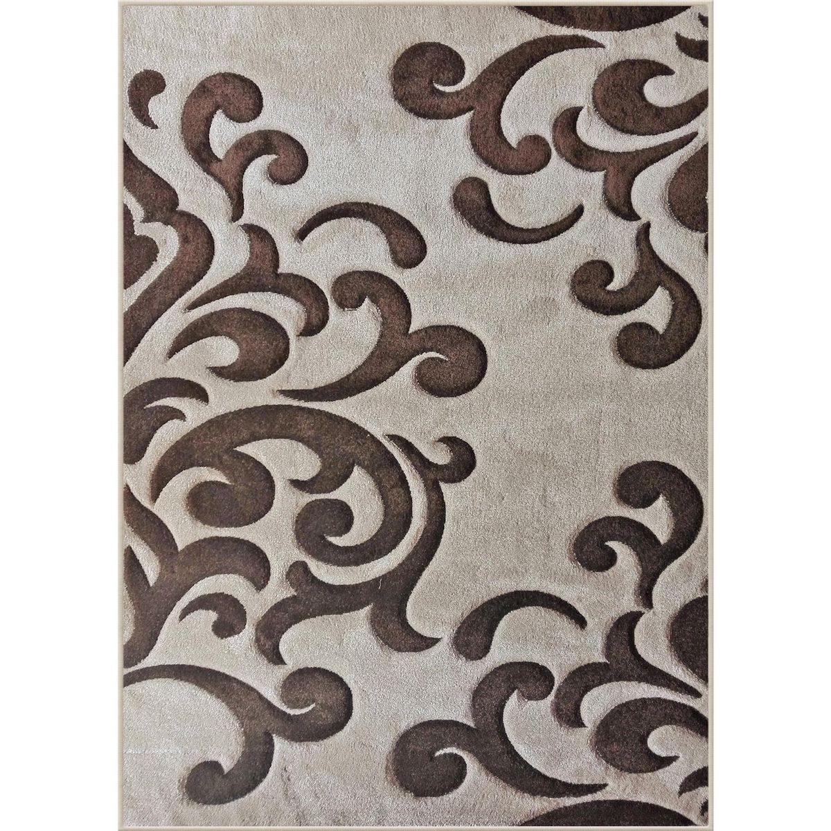 IDETEX - Alfombra Carved 170x230 cm Polipropileno Beige