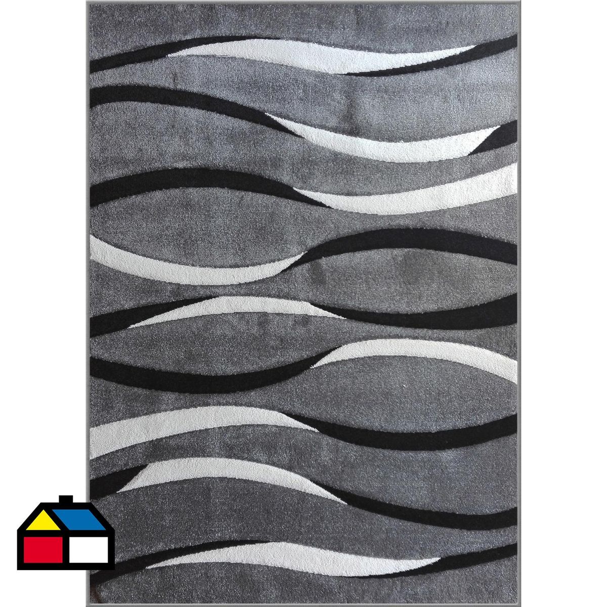 IDETEX - Alfombra Carved 150x200 cm Polipropileno Gris