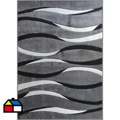 IDETEX - Alfombra Carved 150x200 cm Gris