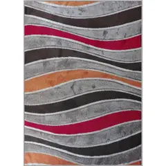 IDETEX - Alfombra Carved 150x200 cm Polipropileno Naranjo