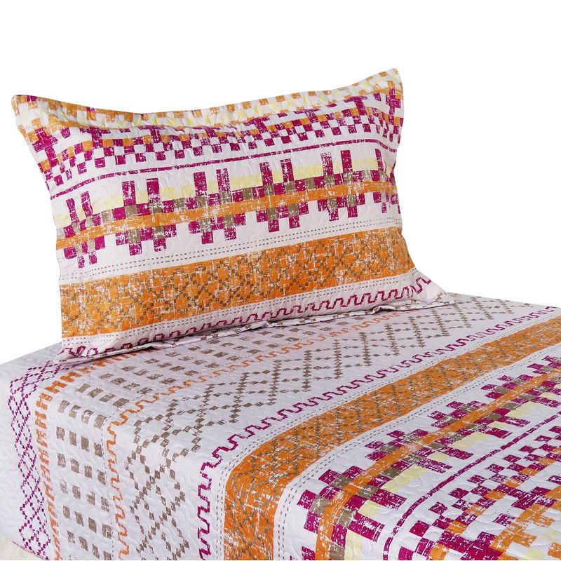 ILLUSIONS - Quilt 2 plazas Elqui multicolor
