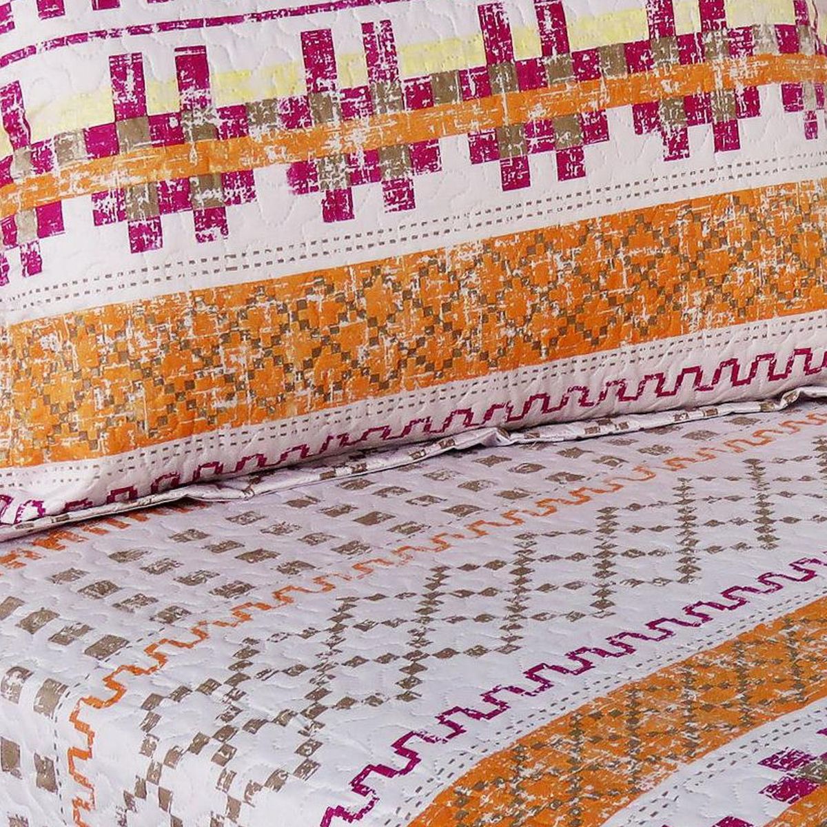 ILLUSIONS - Quilt 2 plazas Elqui multicolor 