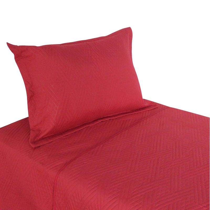 ILLUSIONS - Quilt 2 plazas Cisne Rojo