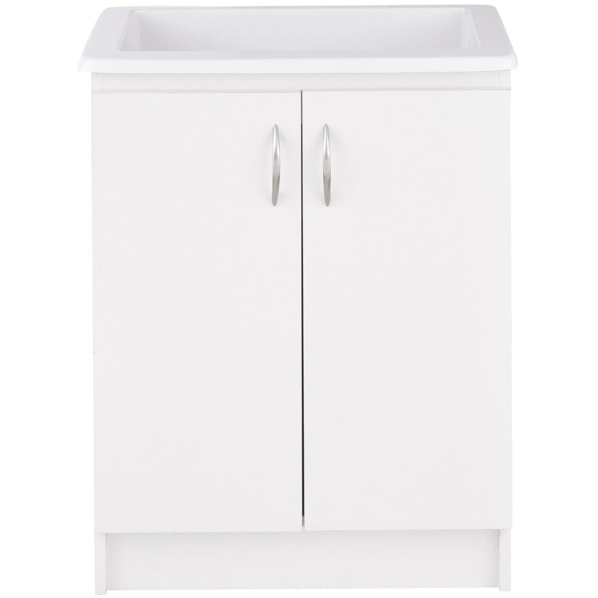 FUSIPLAST - Mueble con Lavadero Mediano Blanco 50x83x66 cm