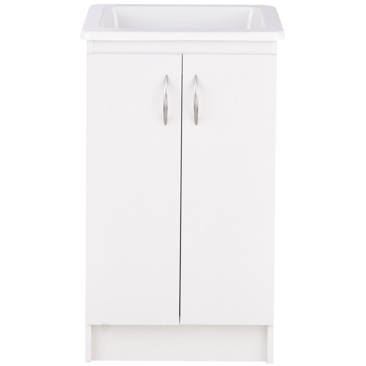 FUSIPLAST - Mueble con Lavadero Mini Blanco 43x83x50 cm