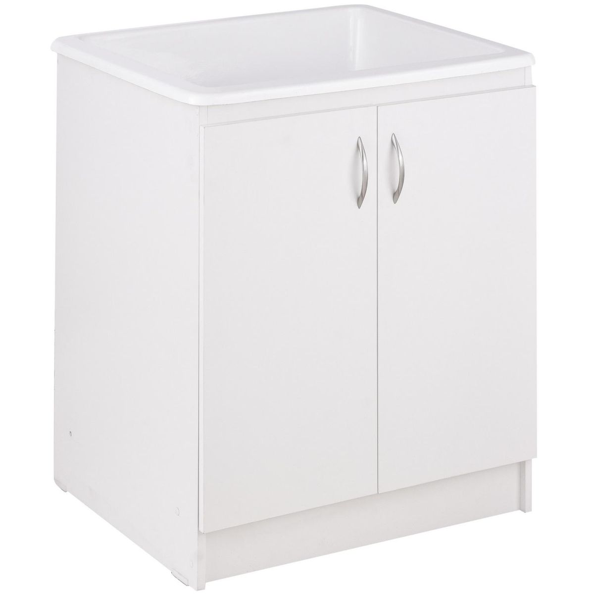 FUSIPLAST - Mueble con Lavadero Chico Blanco 42x83x62 cm