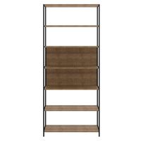 Estante Velmont MDP 6 Nivel(es) 90x211x36 cm Negro