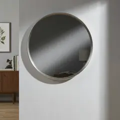 RONDA - Espejo Silver Redondo Metálico 50 cm