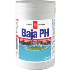 QUIMICA UNIVERSAL - Regulador de PH baja Polvo 1 kg Frasco (plástico/vidrio)