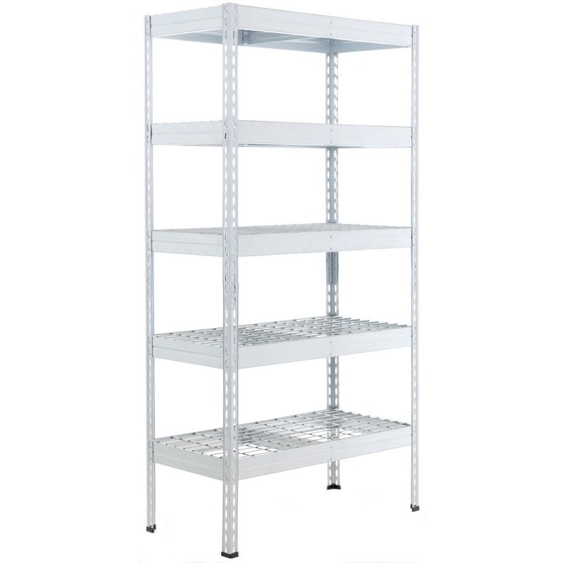 FIXSER - Estante Metal 5 Nivel(es) 45x176x90 cm Gris  