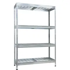 FIXSER - Estante Metal 4 Nivel(es) 45x176x120 cm Gris