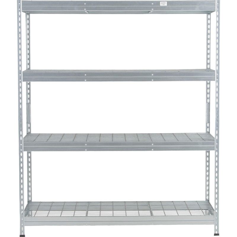 FIXSER - Estante Metal 4 Nivel(es) 60x176x150 cm Gris  