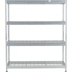 FIXSER - Estante Metal 4 Nivel(es) 60x176x150 cm Gris