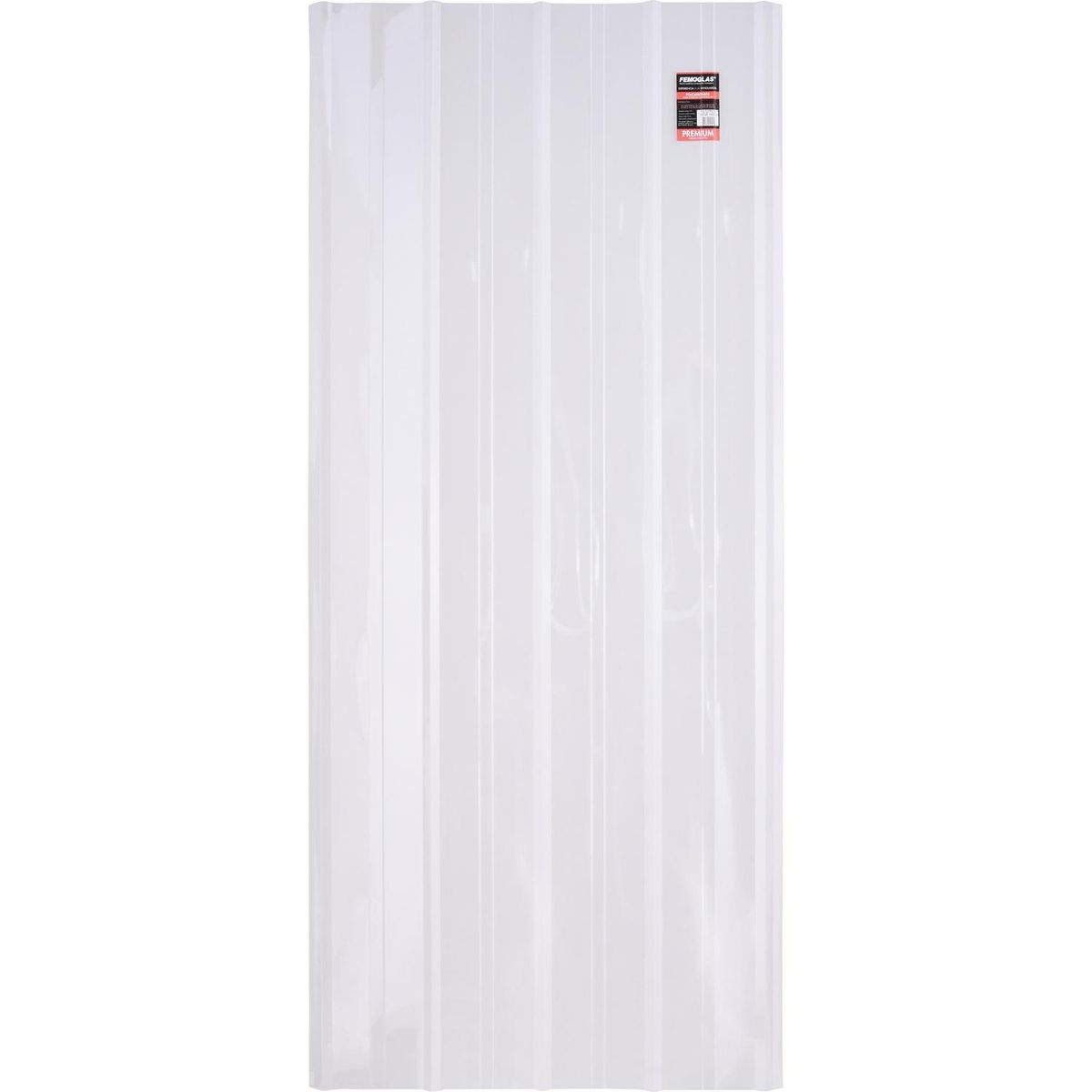 0,7mm x 0,9x3,0m Plancha policarbonato 5V color transparente, marca FEMOGLAS - Foto 2