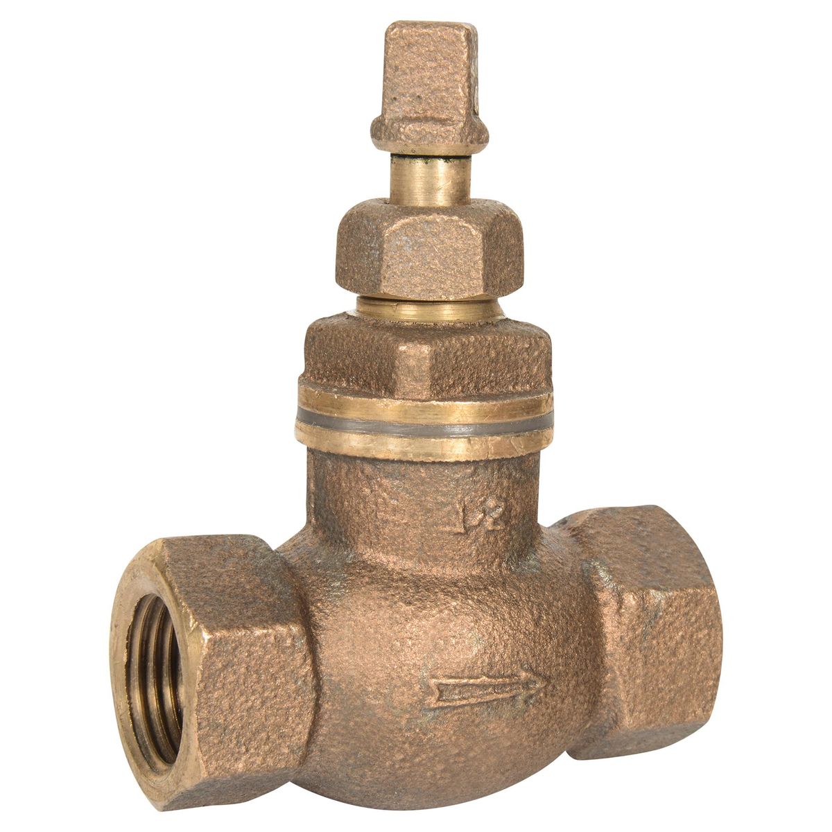 NIBSA - Llave de paso 1/2" HI bronce