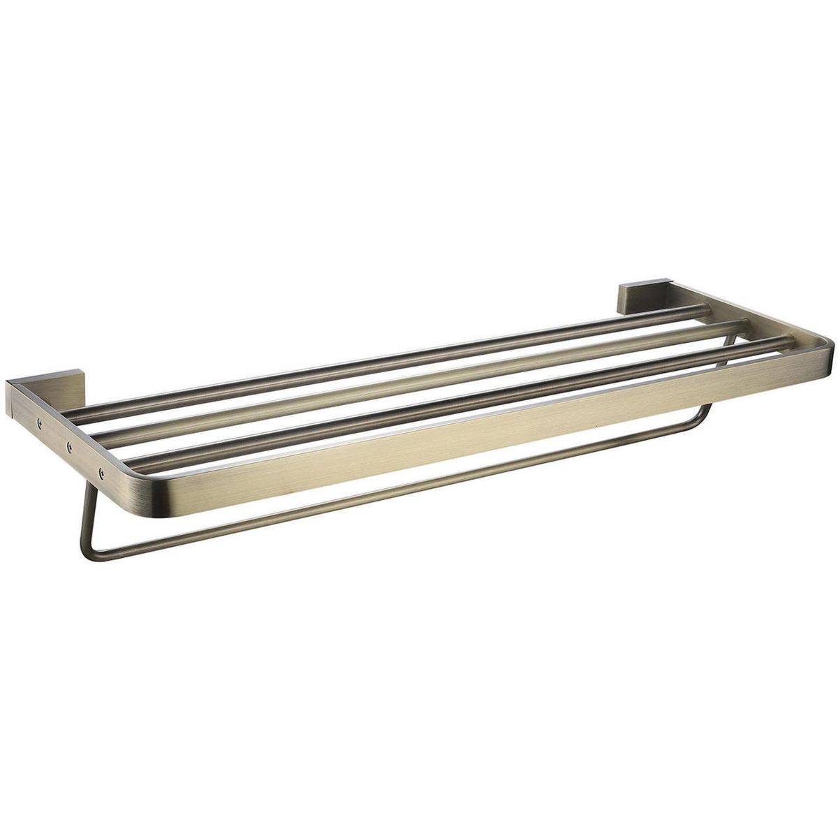 KLIPEN - Repisa Atlas Metal 1 Nivel(es) 60x11.8x21 cm Bronce