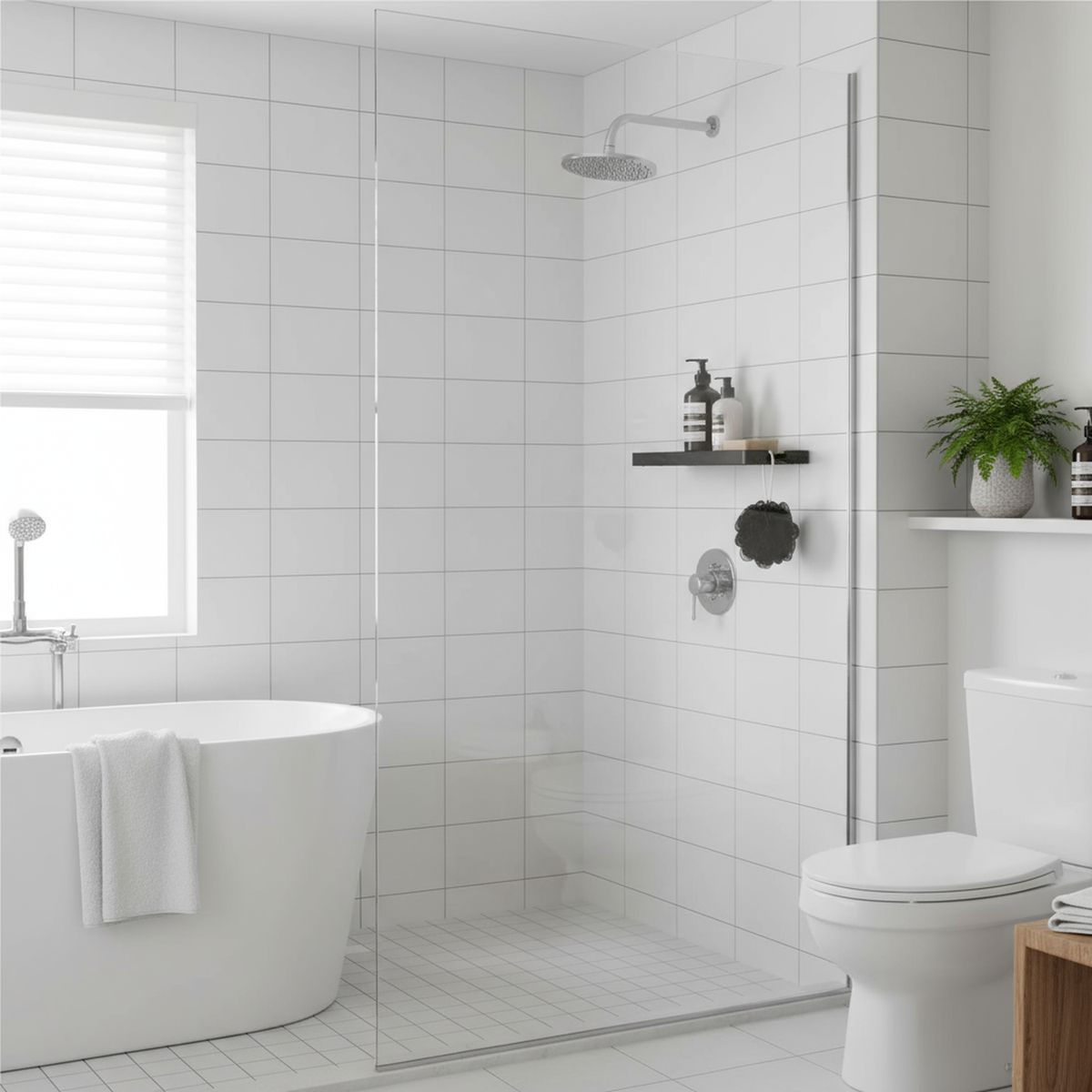 KLIPEN - Contenedor para ducha Negro