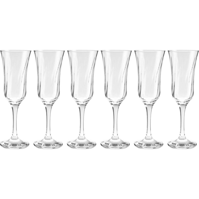 NADIR - Set de 6 Copas Champaña 195 ml