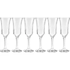 NADIR - Set de 6 Copas Champaña 195 ml
