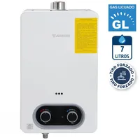 Calefont Gas Licuado 7 Litros Tiro Forzado Microturbina