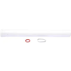 RHEEM - Extensión recta 1 metro 80mm/125mm para caldera