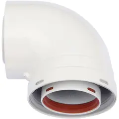 RHEEM - Codo 90° 80mm/125mm para caldera