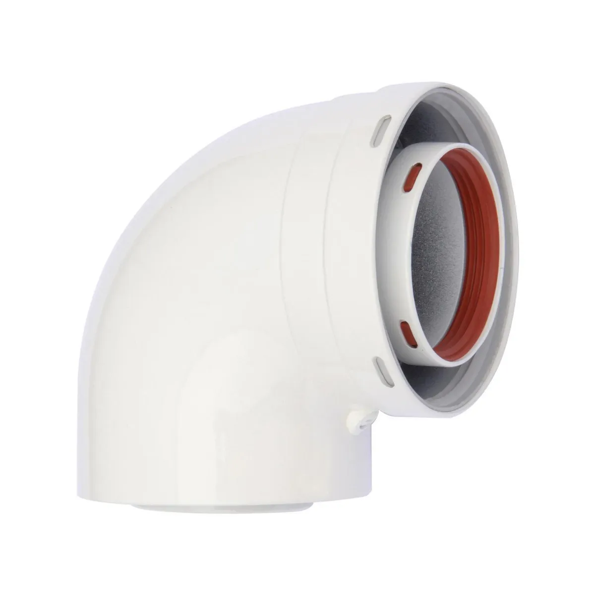 RHEEM - Codo 90 Grados Para Caldera 80Mm/ 125Mm