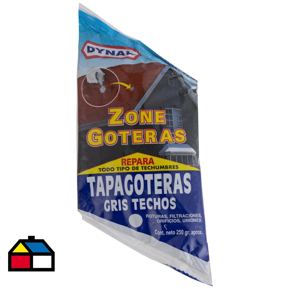 DYNAL - Sello Dynal Tapagoteras Gris 250 Grs Techos y Canaletas